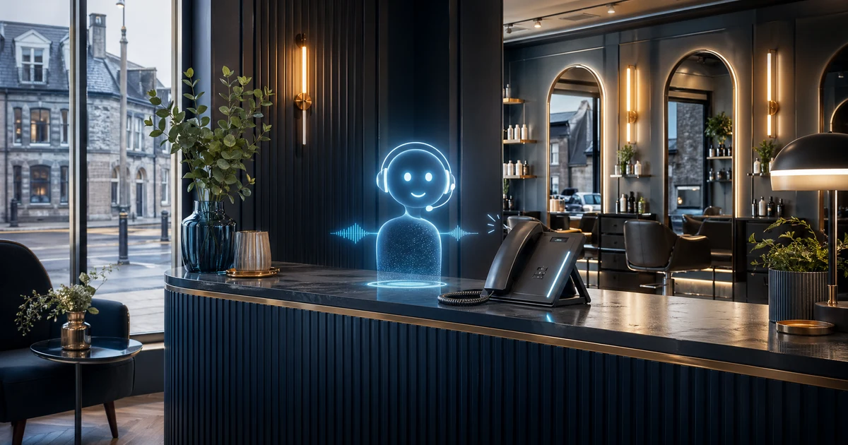 AI Phone Answering for Hair Salons in Swords | VoiceFleet — VoiceFleet blog illustration