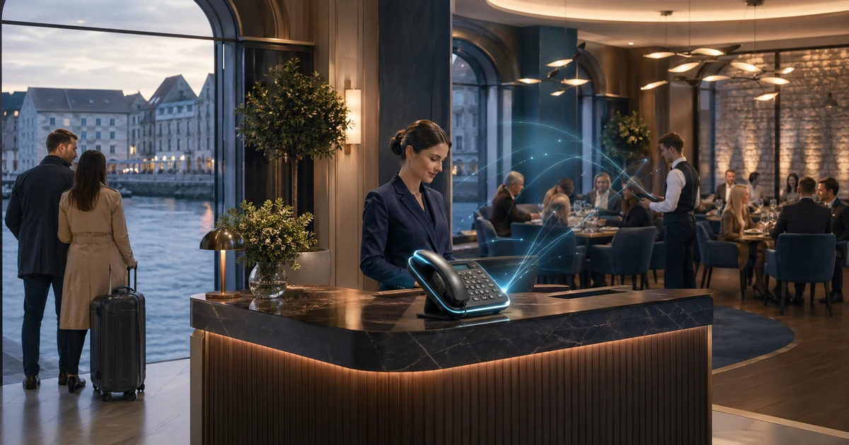AI Phone Answering for Hotels in Galway | VoiceFleet — VoiceFleet blog illustration