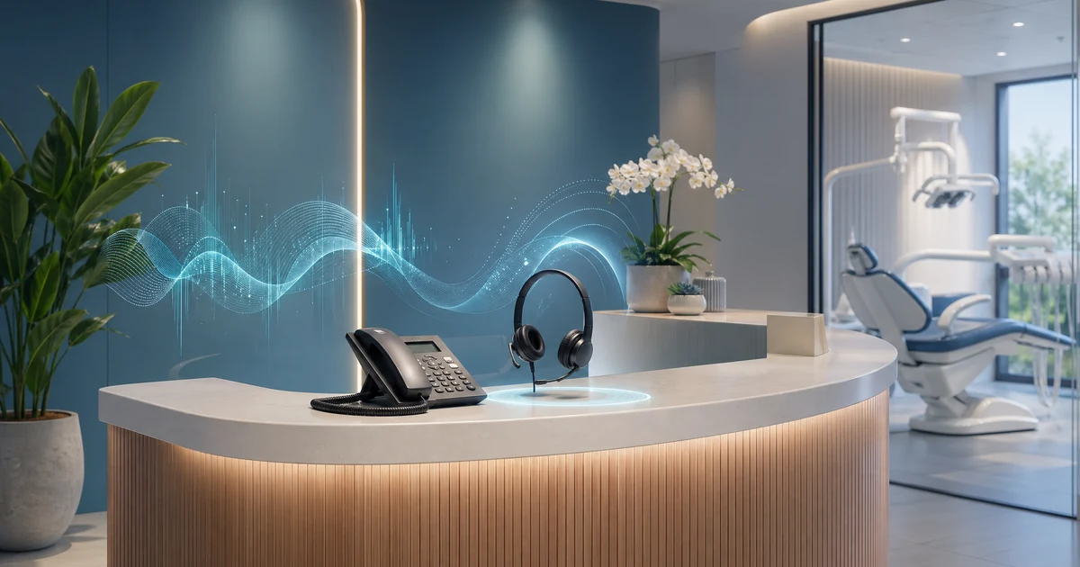 How to Hire a Virtual Dental Receptionist: Human vs. AI Compared — VoiceFleet blog illustration