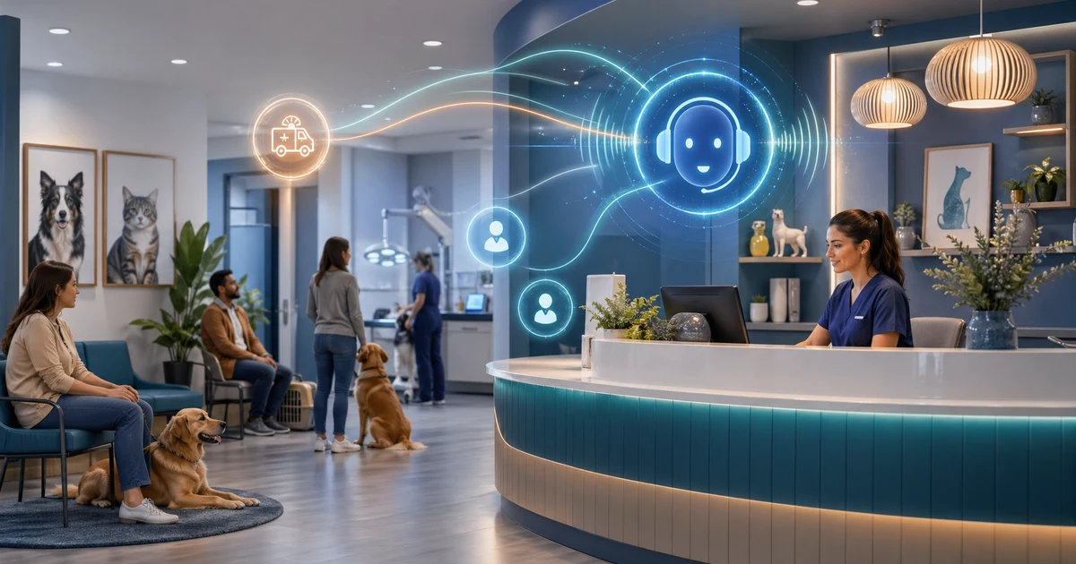 AI recepció szakiknak és helyszíni szolgáltató cégeknek 2026-ban: hogyan csökken az elveszett ajánlatkérés, a sürgős munka és a lassú visszahívás — VoiceFleet blog illustration