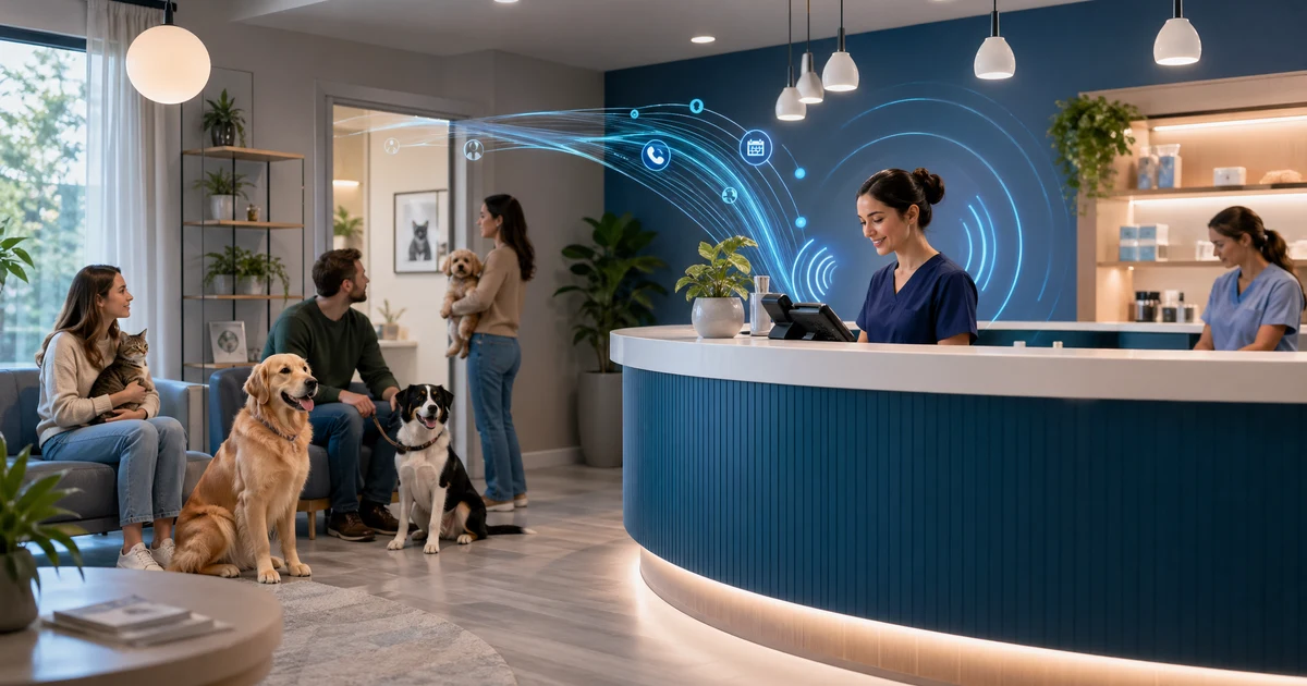 AI recepciós szakmai szolgáltatóknak Magyarországon — VoiceFleet blog illustration