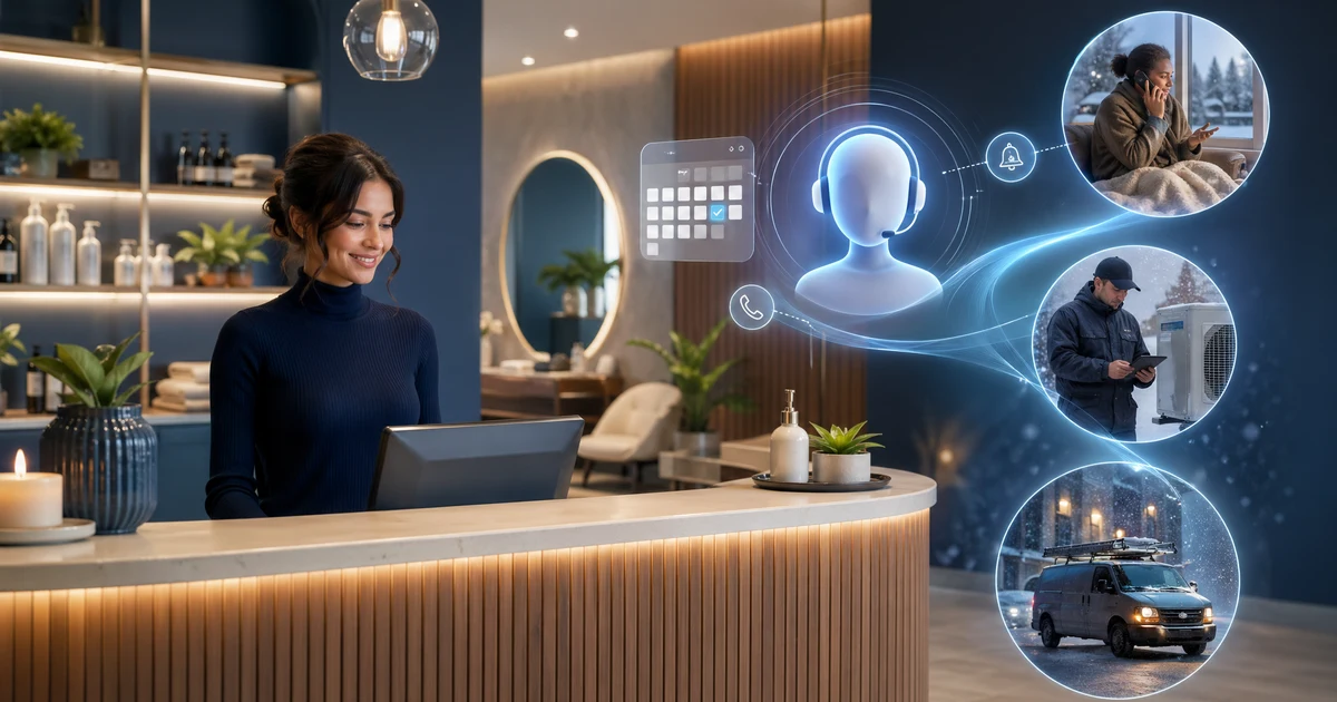 HVAC after hours answering service: how to capture no-heat and emergency calls — VoiceFleet blog illustration
