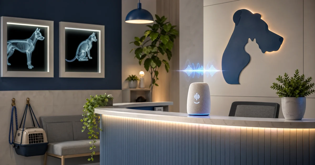 Kodėl Lietuvos veterinarijos klinikoms reikia AI registratūros 2026 metais — VoiceFleet blog illustration