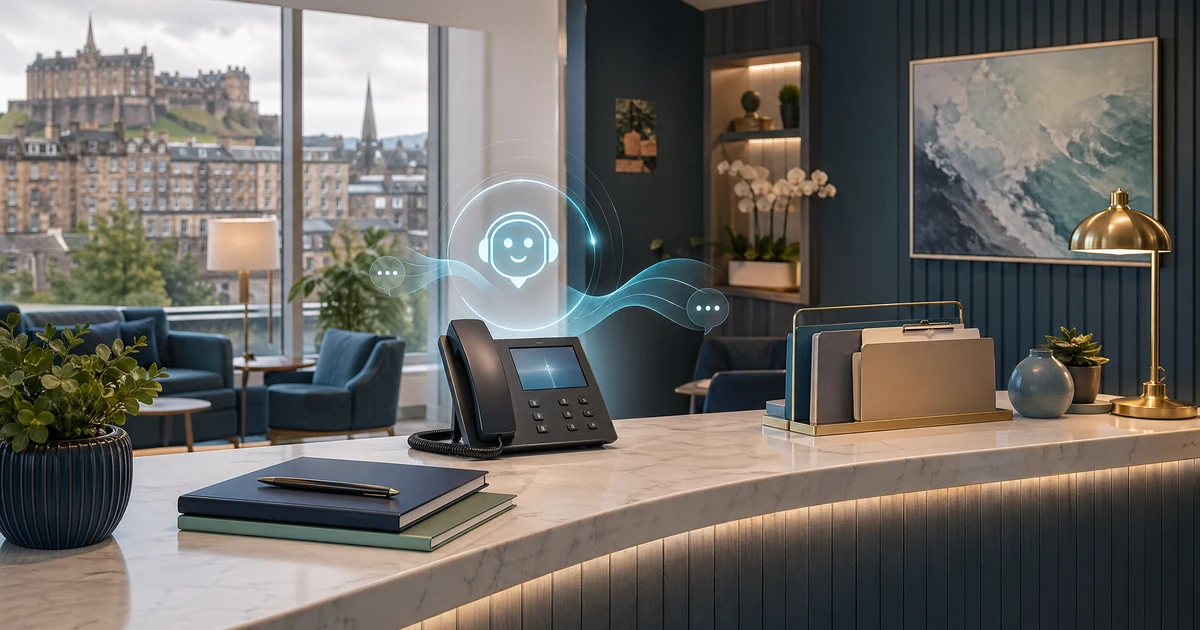 AI Receptionist for Medical Practices in Edinburgh | VoiceFleet — VoiceFleet blog illustration