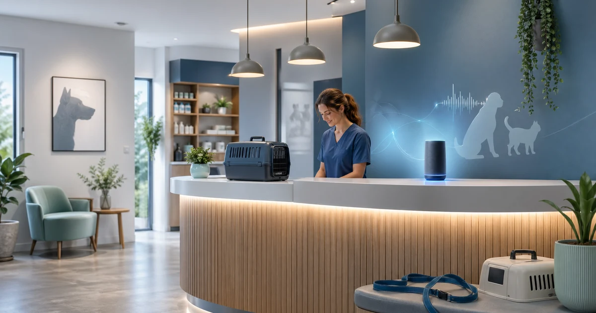 Waarom dierenklinieken in Nederland een AI-receptionist nodig hebben in 2026 — VoiceFleet blog illustration