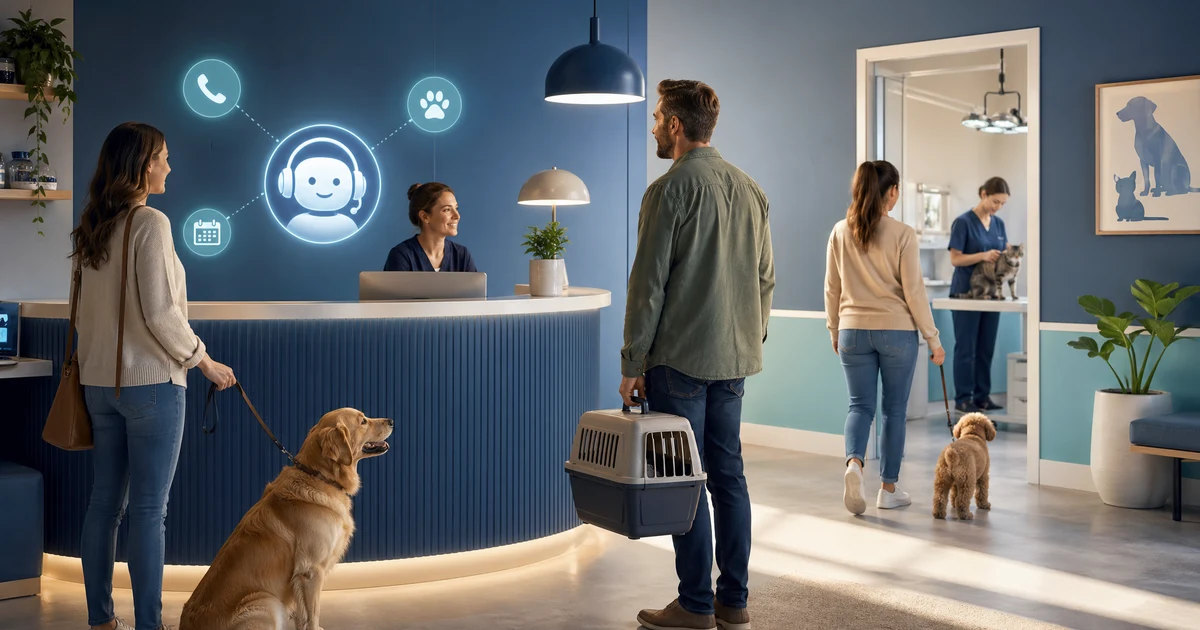 AI telefoonservice voor dierenartsen in Nederland — VoiceFleet blog illustration