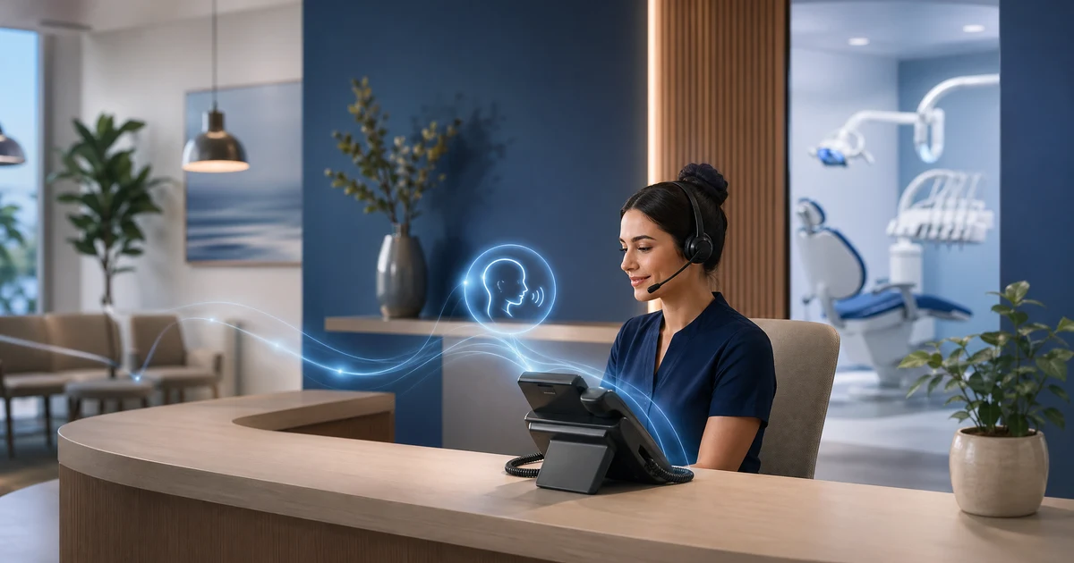 Hoe tandheelkundige klinieken in Nederland kunnen voorkomen dat er nieuwe patiënten verloren gaan met een AI-receptioniste — VoiceFleet blog illustration