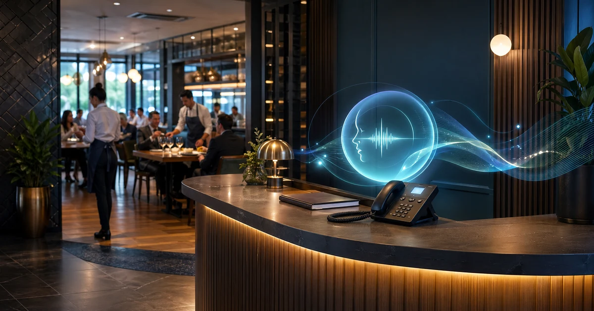 Hoe restaurants in Nederland kunnen voorkomen dat reserveringen tijdens de spitsuren en afhaalbestellingen verloren gaan met een AI-receptioniste — VoiceFleet blog illustration