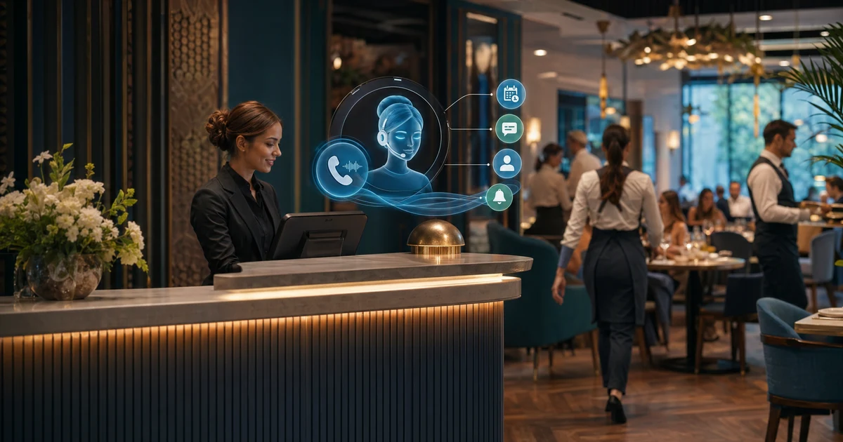 Hoe salons in Nederland kunnen voorkomen dat ze piekuurboekingen, chatleads en no-shows mislopen met een AI-receptioniste — VoiceFleet blog illustration