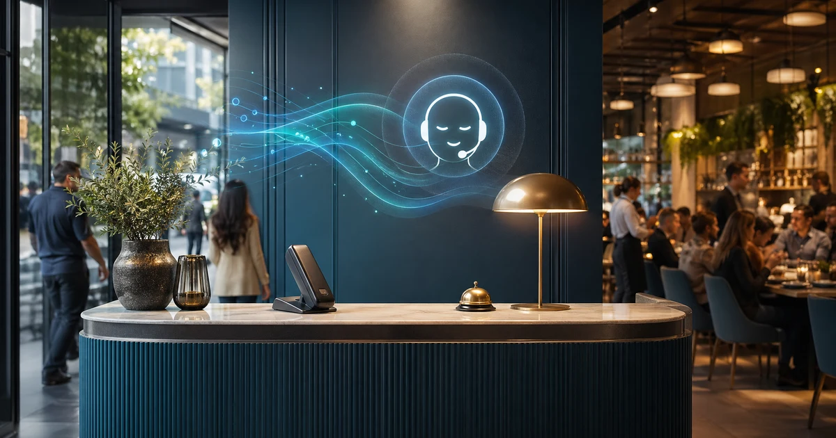 Hvordan restauranter i Norge kan slutte å miste reservasjoner på topptimer og takeaway-bestillinger med en AI-resepsjonist — VoiceFleet blog illustration
