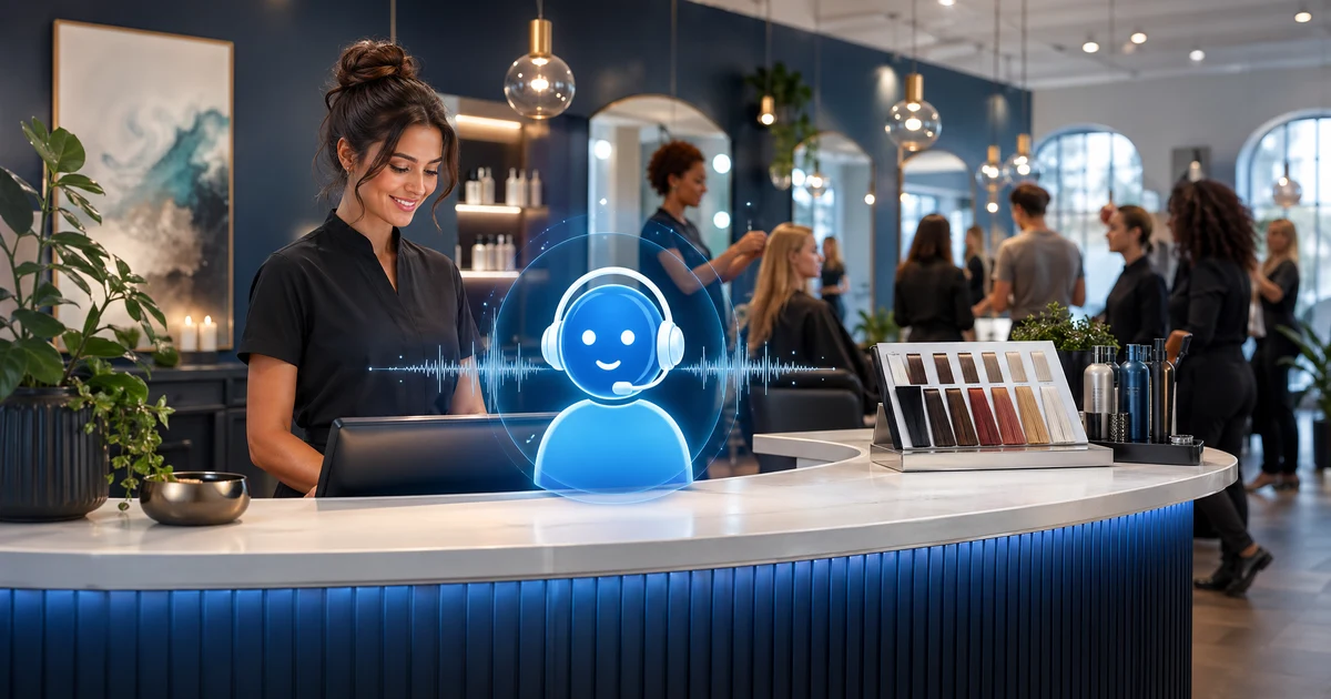 Recepcionista IA para Peluquerías en San Juan | VoiceFleet — VoiceFleet blog illustration