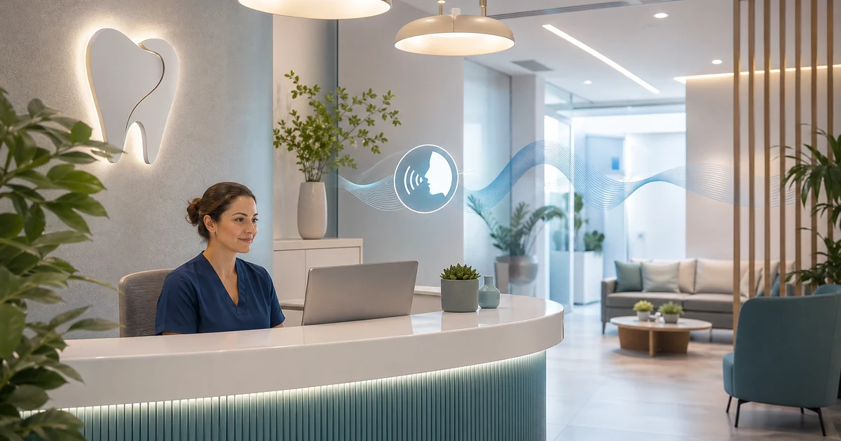 Recepcionista IA para empresas en España — VoiceFleet blog illustration