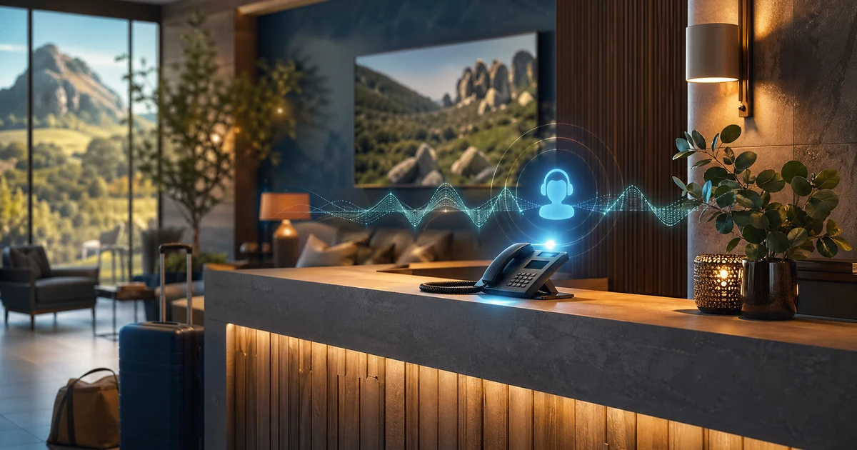 Recepcionista IA para Hoteles en Tandil | VoiceFleet — VoiceFleet blog illustration