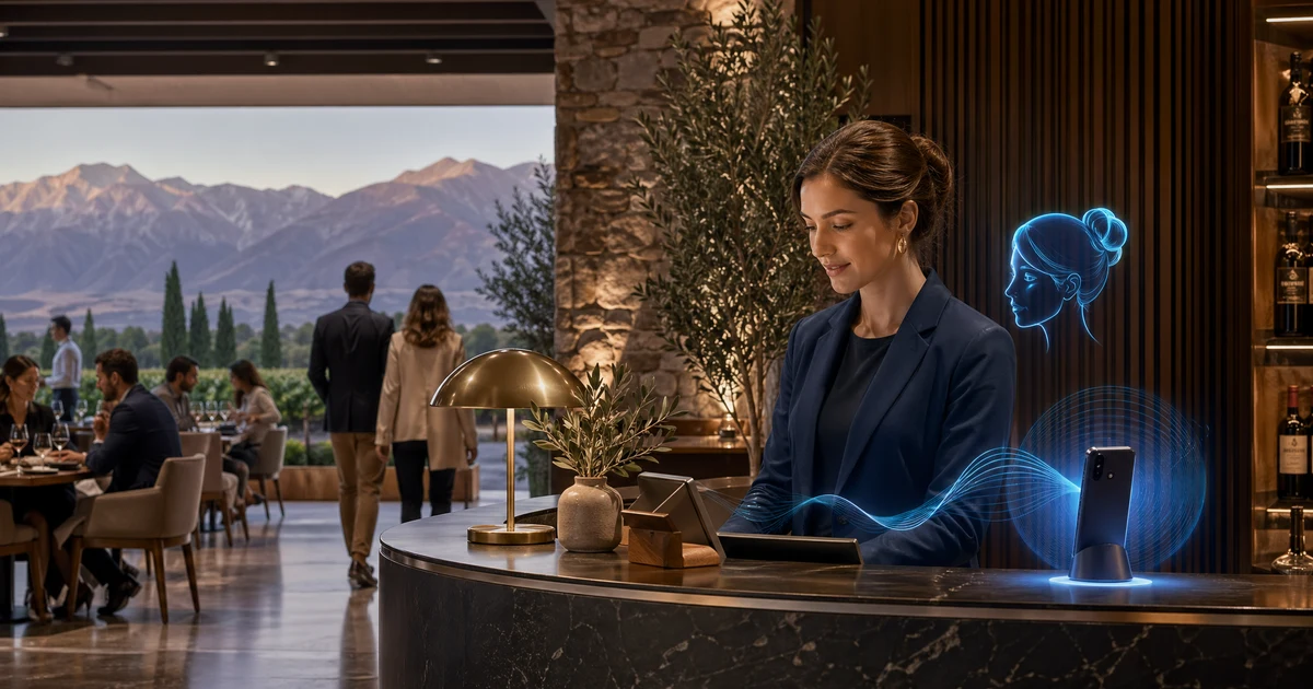 Recepcionista IA para Restaurantes en Mendoza — VoiceFleet blog illustration