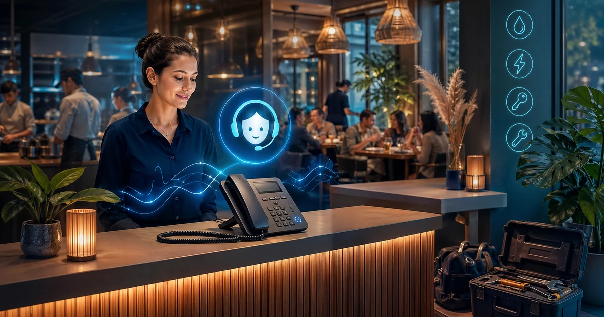 Recepcionista virtual para oficios y urgencias: guía para pymes argentinas — VoiceFleet blog illustration