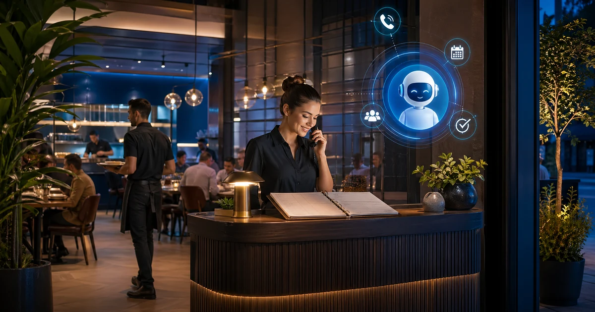 Receptionist IA per Ristoranti: Mai Più una Prenotazione Persa — VoiceFleet blog illustration