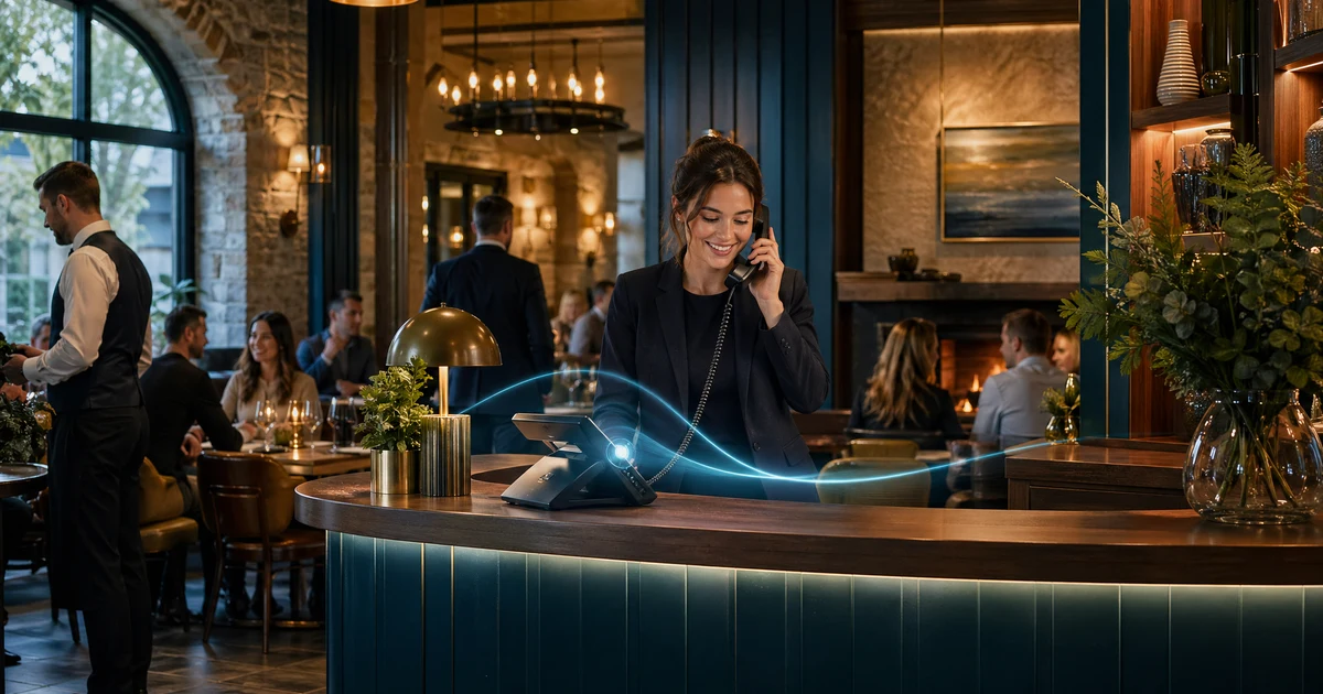 Restaurant Phone Answering Service: Why Irish Restaurants Are Switching to AI in 2026 — VoiceFleet blog illustration