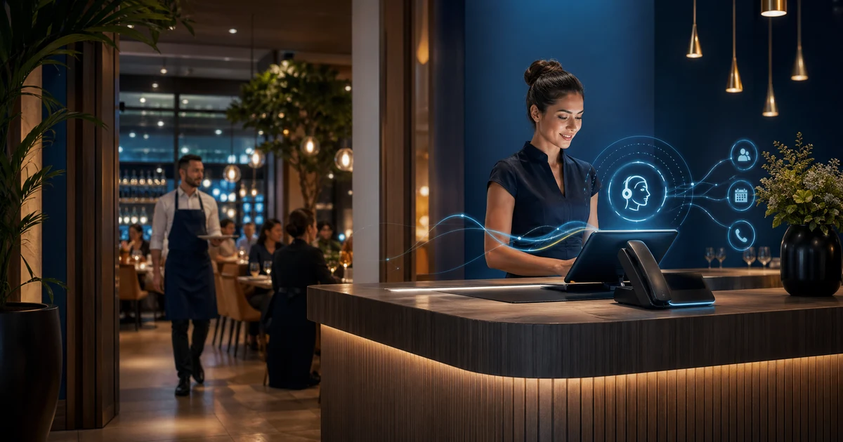 AI Receptionist for Restaurants in Birmingham | VoiceFleet — VoiceFleet blog illustration