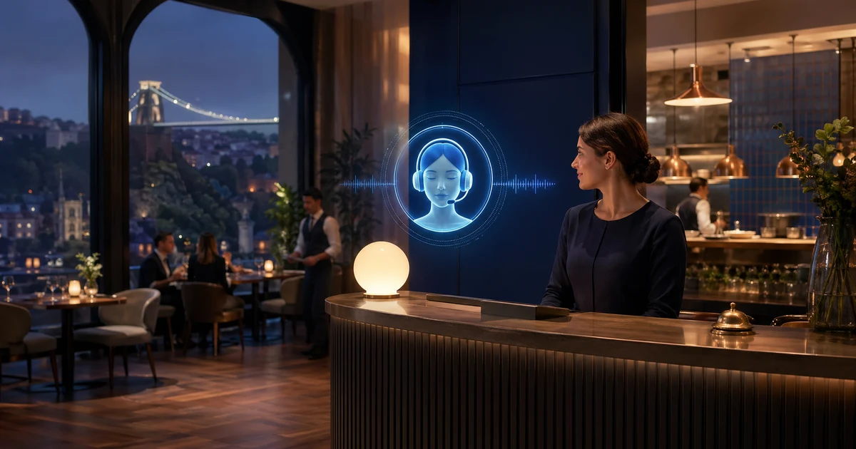 AI Receptionist for Restaurants in Bristol | VoiceFleet — VoiceFleet blog illustration