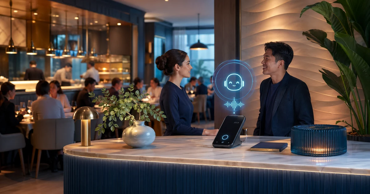 AI Receptionist for Restaurants in Glasgow | VoiceFleet — VoiceFleet blog illustration