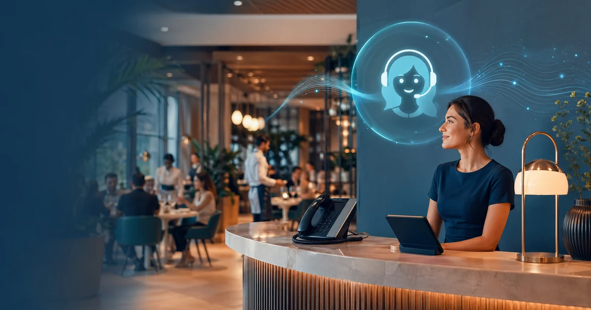 AI Receptionist for Restaurants in Leeds | VoiceFleet — VoiceFleet blog illustration