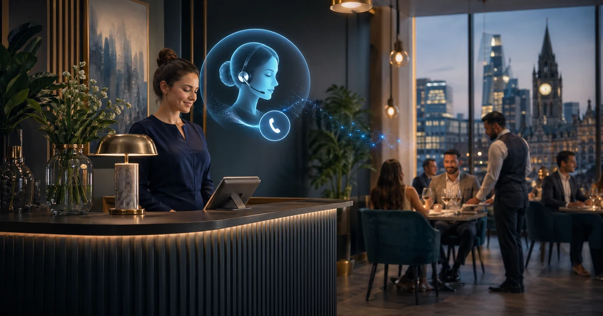 AI Receptionist for Restaurants in Manchester | VoiceFleet — VoiceFleet blog illustration