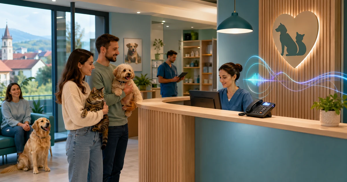 Serviciu telefonic AI pentru clinici veterinare în România — VoiceFleet blog illustration