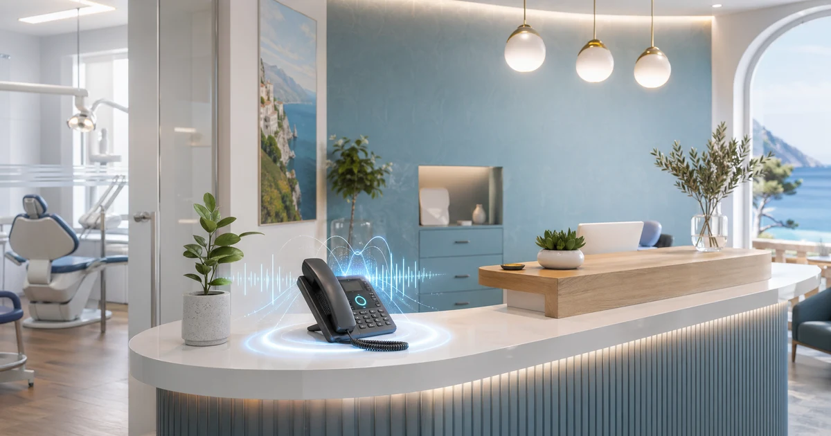 Segretaria Telefonica IA per Studi Dentistici in Italia: Come Non Perdere Mai Più un Paziente — VoiceFleet blog illustration