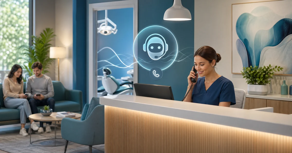Kako AI recepcioner smanjuje no-show u stomatološkim ordinacijama u Srbiji — VoiceFleet blog illustration
