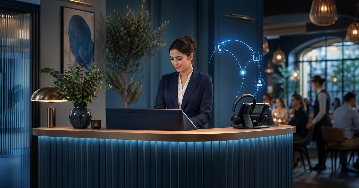 AI-receptionist för Advokatbyråer i Sverige: Klientmöten, GDPR och Ständig Tillgänglighet — VoiceFleet blog illustration