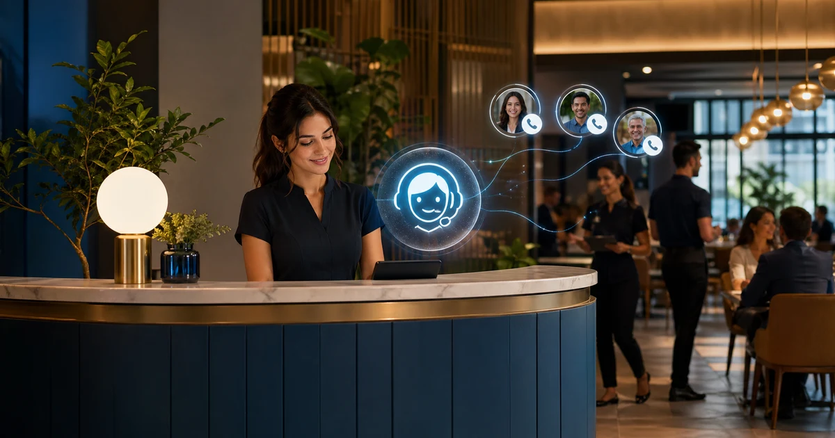 AI-Receptionist för Hantverkare: Missa Aldrig Mer Kunder På Grund av Missade Samtal — VoiceFleet blog illustration