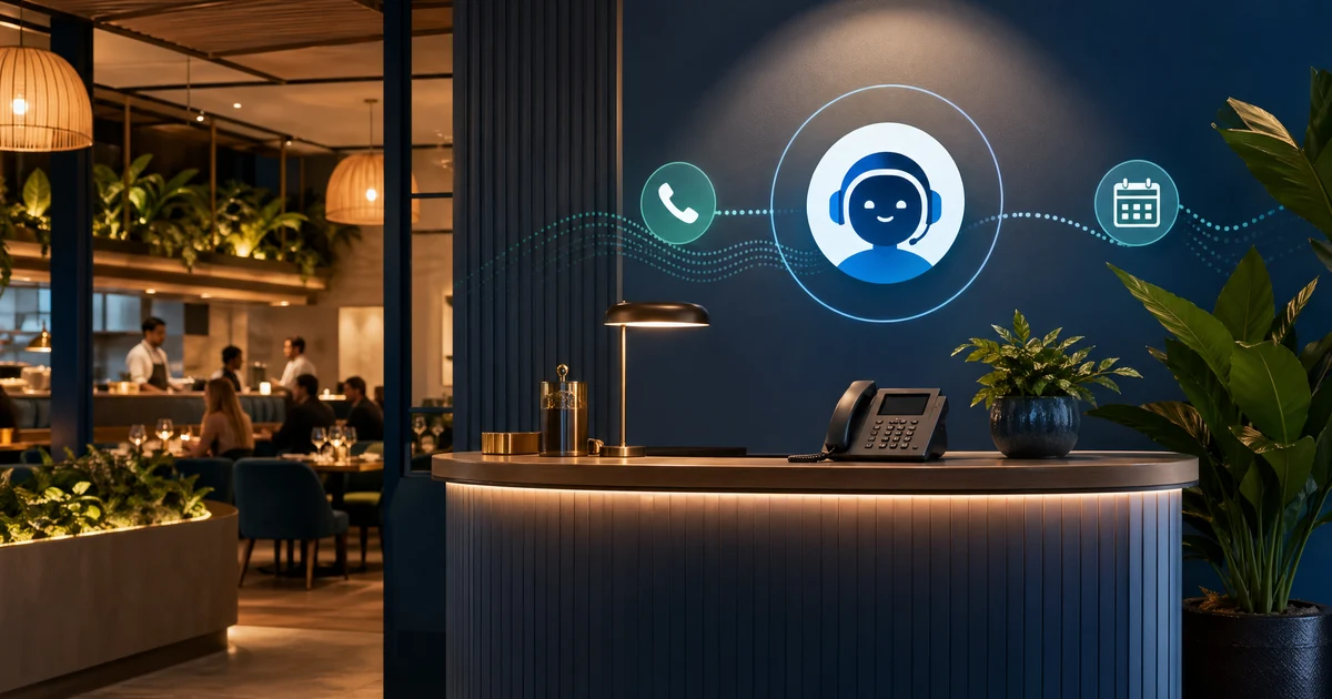 AI-reception för hantverkare och serviceföretag 2026: så minskar företag missade offertförfrågningar, jourjobb och sena återkopplingar — VoiceFleet blog illustration