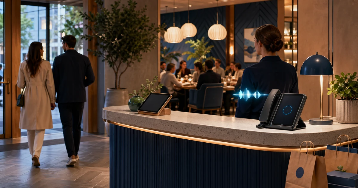 Hur restauranger i Sverige kan sluta tappa högtidsbokningar och takeaway-beställningar med en AI-receptionist — VoiceFleet blog illustration