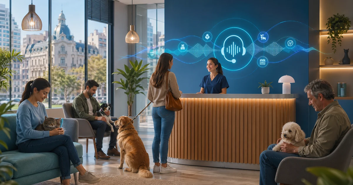 Recepcionista IA para Veterinarias en Bahía Blanca | VoiceFleet — VoiceFleet blog illustration