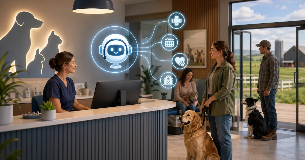 AI Phone Answering for Veterinary Clinics in Letterkenny | VoiceFleet — VoiceFleet blog illustration