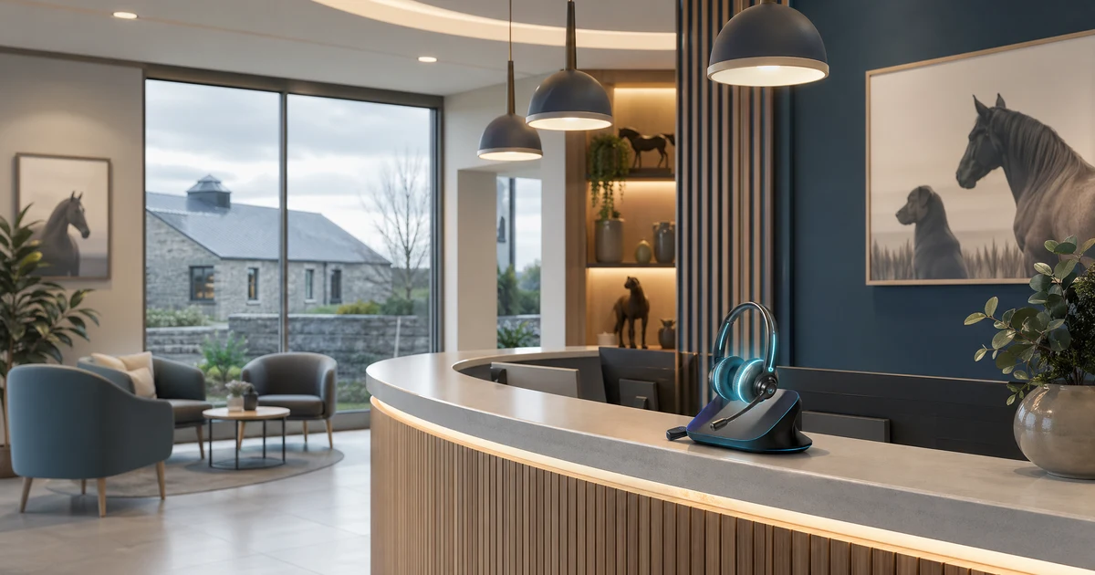 AI Receptionist for Veterinary Practices in Naas | VoiceFleet — VoiceFleet blog illustration