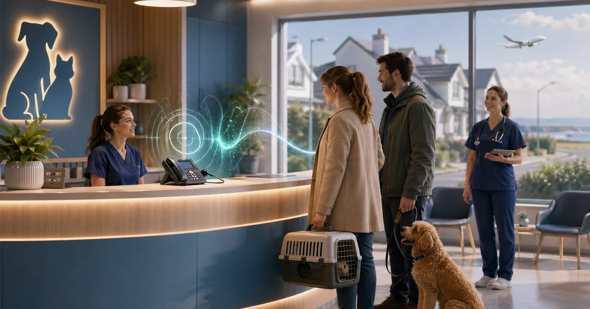AI Phone Answering for Veterinary Clinics in Swords | VoiceFleet — VoiceFleet blog illustration
