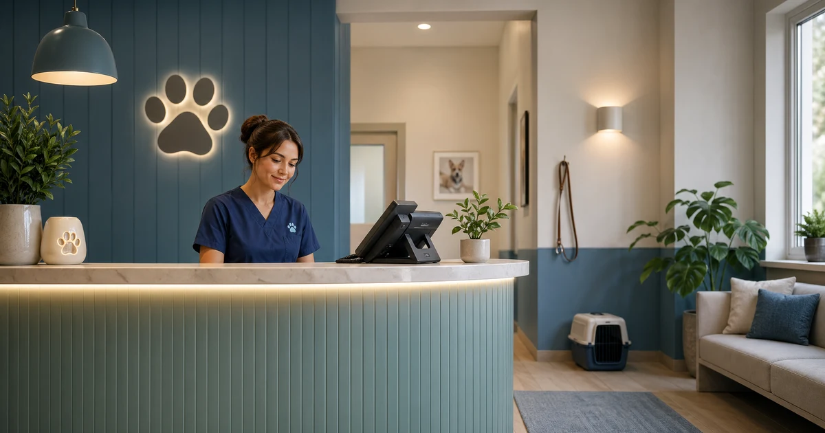 AI Receptionist for Vets in Bristol | VoiceFleet — VoiceFleet blog illustration