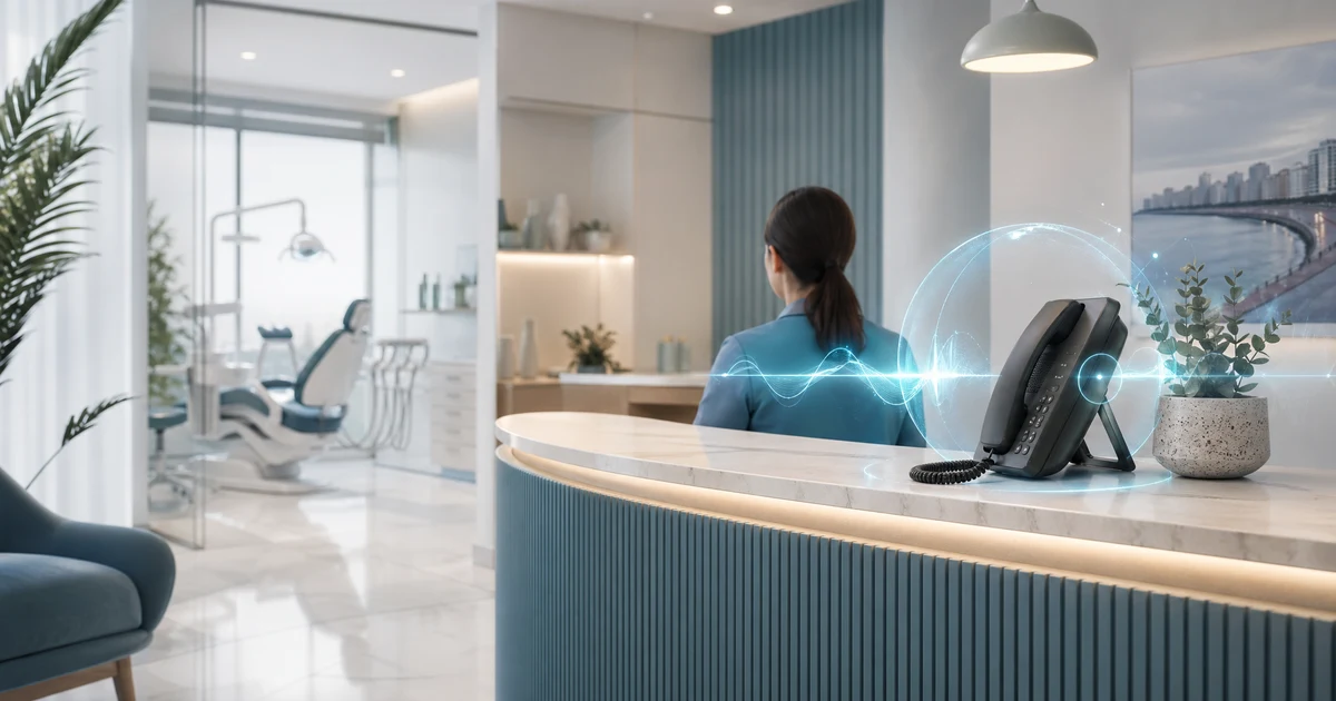 VoiceFleet vs Newo.ai: AI Receptionist Comparison for Dental and Beyond — VoiceFleet blog illustration