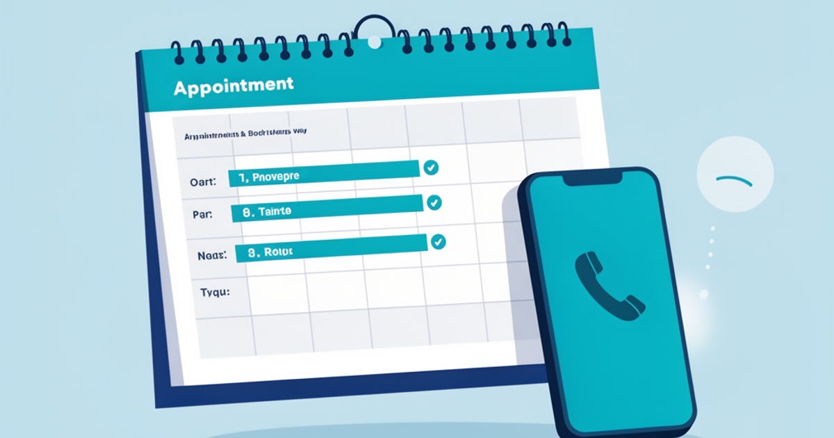 Window cleaner using smartphone to check AI-scheduled appointments while on ladder